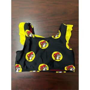 Buc-ee’s Kids Ruffle Sleeve Bikini Top Size 5T